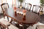 Jordyn Brown Cherry Wood Dining Table