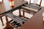 Jordyn Brown Cherry Wood Dining Table