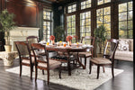 Jordyn Brown Cherry Wood Dining Table