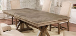 Julia Light Oak Wood Extendable Dining Table