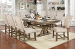 Julia Light Oak Wood Extendable Dining Table