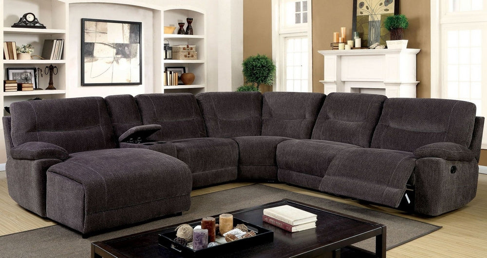 Karlee II Gray Manual Recliner LAF Sectional