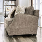 Laila Gray Chenille 2-Seat Sofa