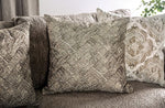 Laila Gray Chenille 2-Seat Sofa