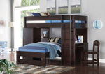 Lars Wenge Wood Loft Bed & Twin Bed