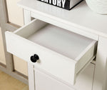 Launces White Wood Storage Chest 5-Drawer