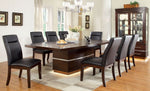 Lawrence Dark Cherry Dining Table with Leaf