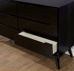 Lennart Black Wood Dresser