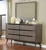 Lennart Gray Wood Dresser