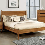 Lennart I Oak Wood King Bed