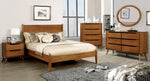 Lennart I Oak Wood King Bed