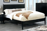 Lennart II Black Wood King Bed