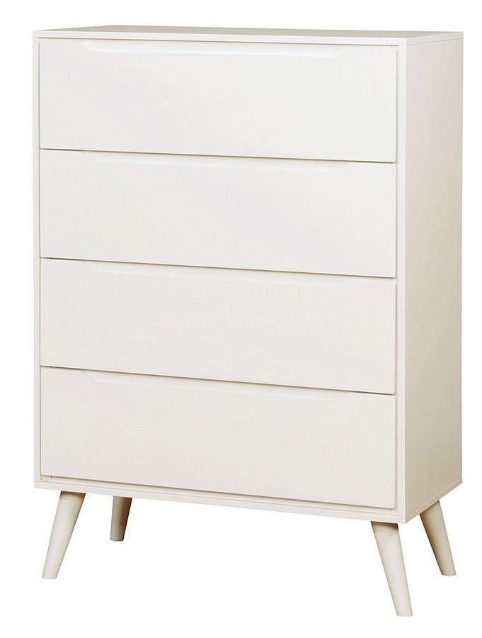 Lennart II White Wood Chest