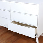 Lennart II White Wood Dresser