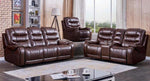 Lesley Cherry Leather Air Power Recliner