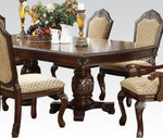 Chateau De Ville Espresso Wood Double Pedestal Dining Table