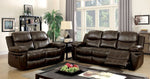 Listowel Brown Manual Recliner Loveseat