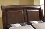 Litchville Brown Cherry King Sleigh Bed