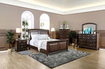 Litchville Brown Cherry King Sleigh Bed