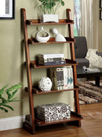 Lugo Antique Oak Wood Ladder Shelf