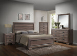 Lyndon Weathered Gray Wood King Bed