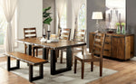 Maddison 2 Tobacco Oak Wood Side Chairs