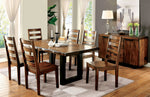 Maddison 2 Tobacco Oak Wood Side Chairs