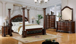 Mandalay Brown Cherry Wood Cal King Bed