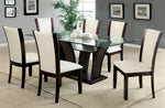 Manhattan 2 White/Dark Cherry Side Chairs