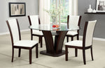 Manhattan 2 White/Dark Cherry Side Chairs