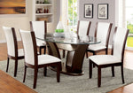 Manhattan 2 White/Dark Cherry Side Chairs