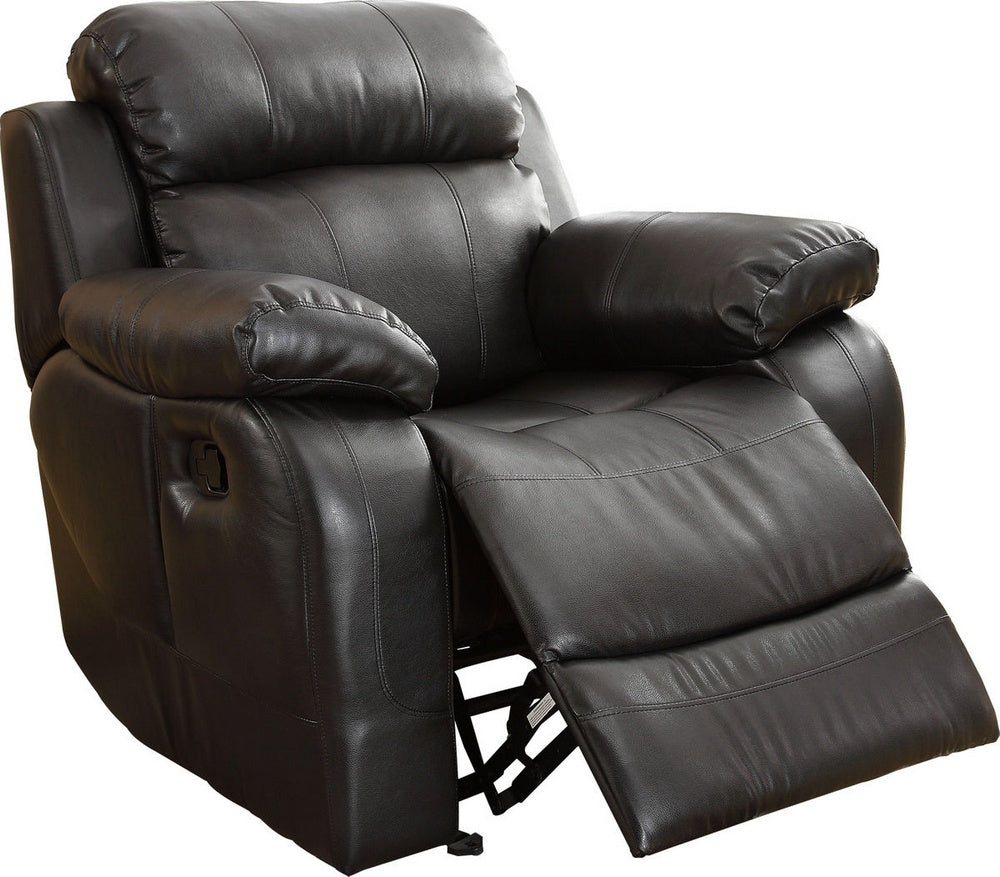 Marille Black Manual Glider Recliner