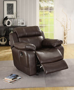 Marille Brown Manual Glider Recliner