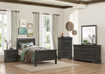 Mayville 6-Drawer Stained Gray Wood Dresser