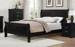 Mayville Black Wood Cal King Bed