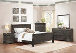 Mayville Stained Gray Wood Queen Bed