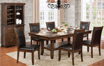 Meagan 2 Brown Cherry/Espresso Side Chairs