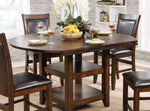 Meagan Brown Cherry Round Counter Height Table