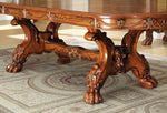 Medieve Antique Oak Dining Table w/ 2 Leaves