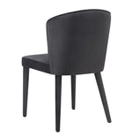 Metropolitan Grey Velvet Side Chair