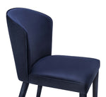 Metropolitan Navy Velvet Side Chair