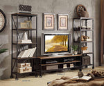 Millwood Distressed Ash Wood/Metal TV Stand