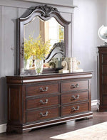 Mont Belvieu Dark Cherry Dresser with Hidden Drawers