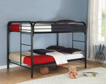 Morgan Black Metal Full/Full Bunk Bed