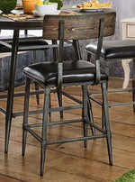 Mullane 2 Weathered Gray Counter Height Chairs