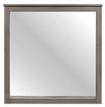 Waldorf Gray Wood Frame Dresser Mirror