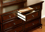 Northville Dark Cherry Wood 7-Drawer Dresser