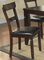 Oklahoma 5-Pc Espresso Wood Dining Table Set