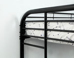 Opal Black Metal Twin over Full Bunk Bed