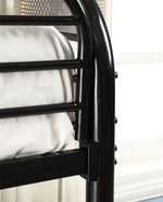 Opal Black Metal Twin over Twin Bunk Bed